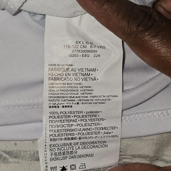 Nike Kids' White and Pastel Logo T-Shirt and Shorts Set - Picture 13 of 15